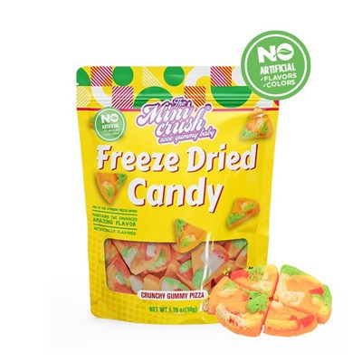 Pizza cruixent liofilitzada (color natural)