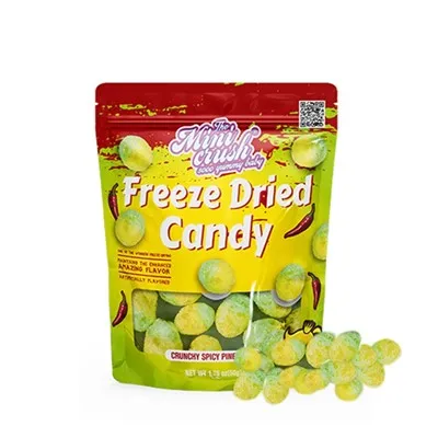 Caramels liofilitzats amb sabor a pinya picant